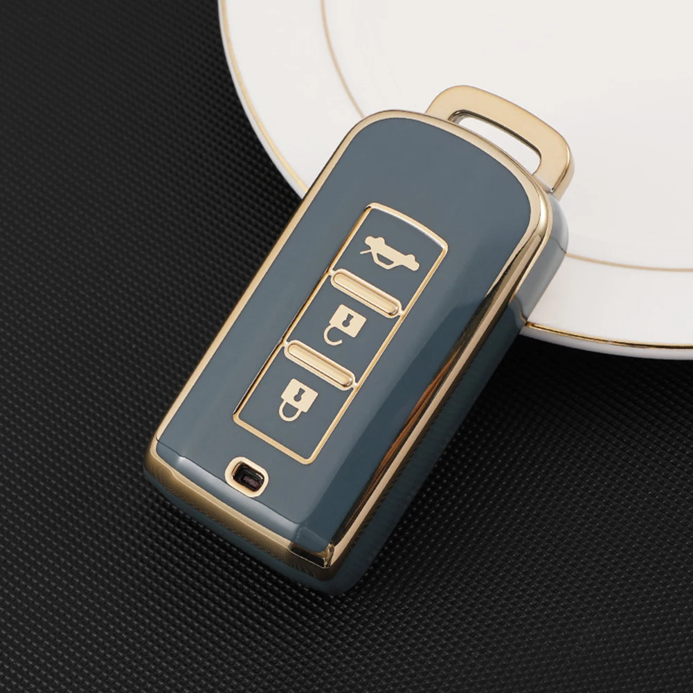 

Key Case Key Cover For Mitsubishi Outlander Remote Key Shell 3 Buttons Case Cover Key Lancer Xpander Professional