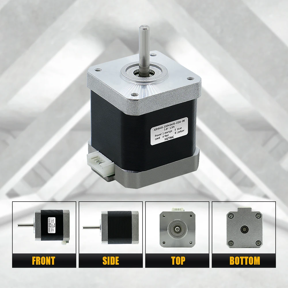 Шаговый двигатель Nema 17 для 3D принтера 0 45 нм 42hs48 мм 65 унций 4 5 кг