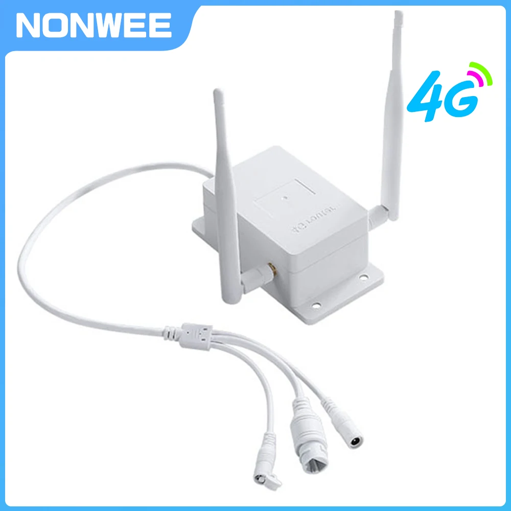 Mobile 4G Wifi Router Sim Card Unlocked With 2 Antennas Wifi Modem 3G 4G LTE CPE IP66 Waterproof 150Mbps for IP Camera