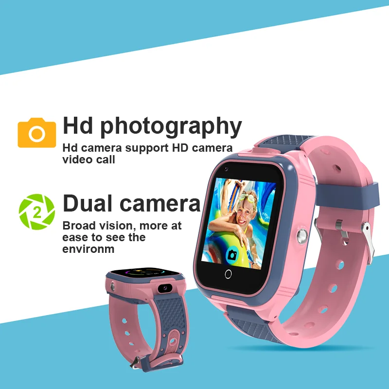 Смарт-часы LT21pro 4G двойная камера GPS Wi-Fi SOS IP67