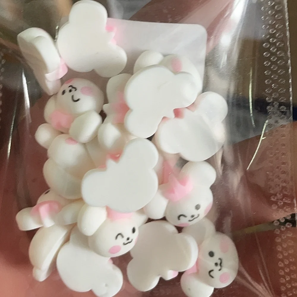 20 шт./лот Kawaii трендовые аниме кулоны для ногтей 3D персонаж полимерные детали