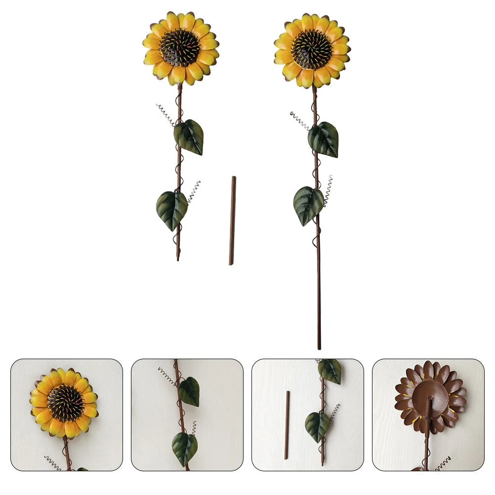 

Garden Supplies Land Decor Sunflower Insert Rod Supply Stakes Yard Ornaments