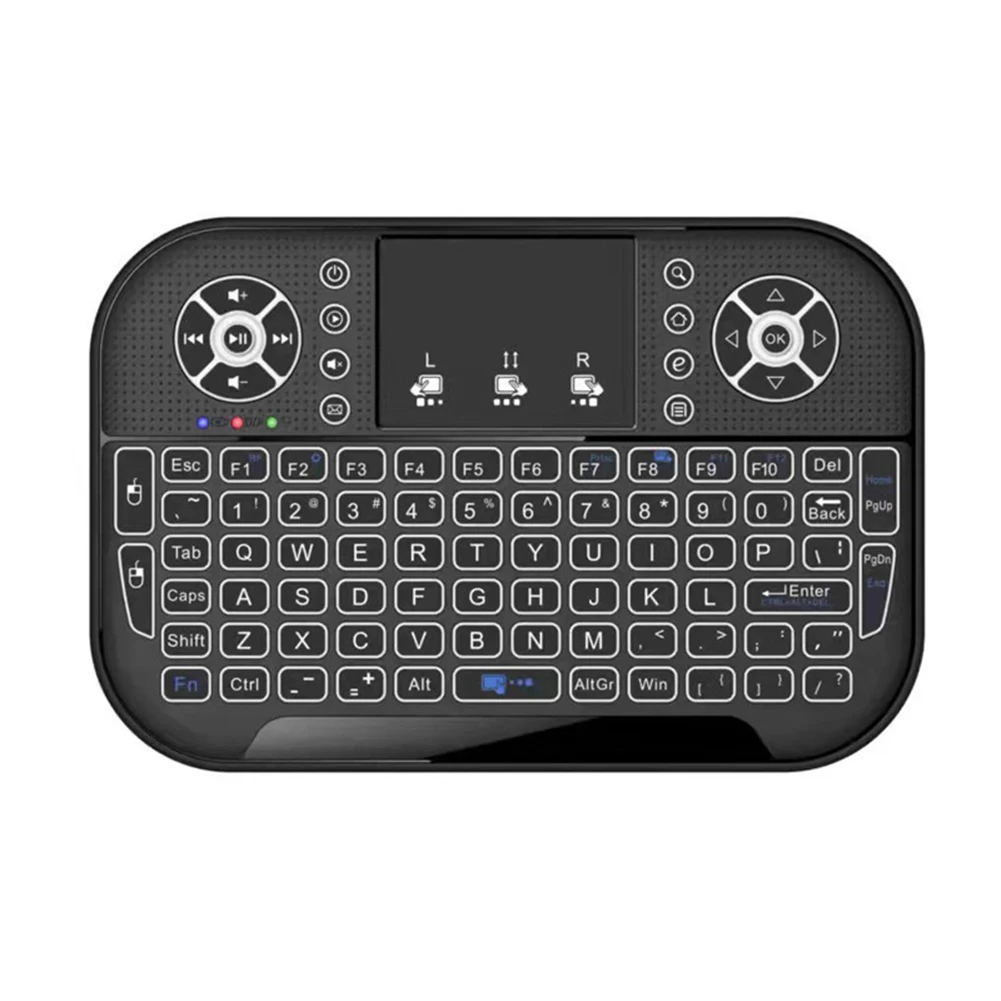 A8 Mini 2.4G Keyboard Backlight Bluetooth Air Mouse Wireless Touchable Remote Control for Smart TV Box Desktop Touchpad PC - купить по