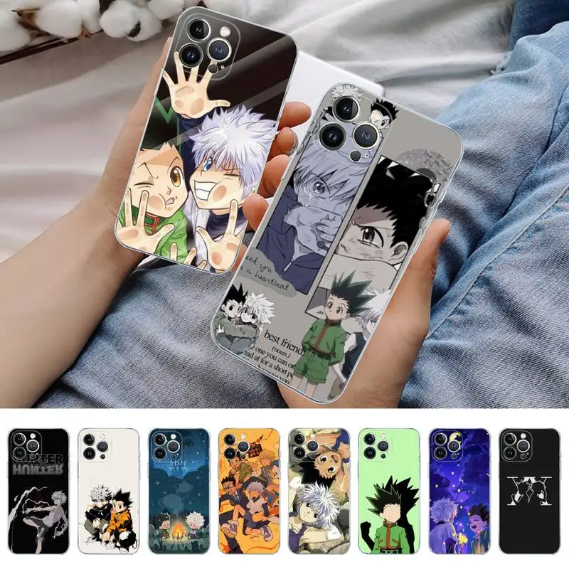 

Anime Hunter x Hunters Phone Case For iPhone 11 12 13 14 Mini Pro Max XR X XS TPU Clear Case For 8 7 6 Plus SE 2020