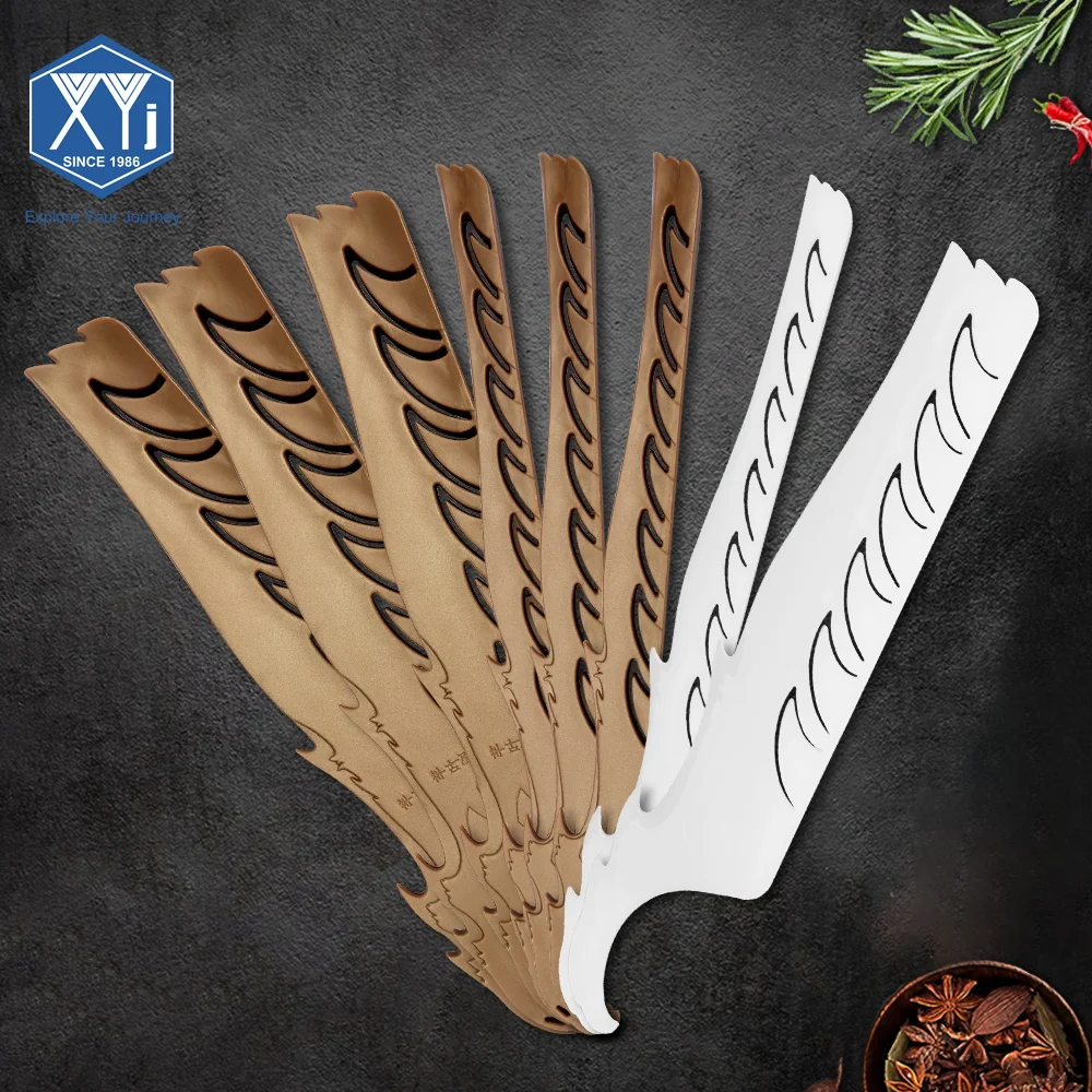 

XYJ 3pcs Knife Holder Block Eagle Kitchen Knives Stand Cover Sheath White Brown