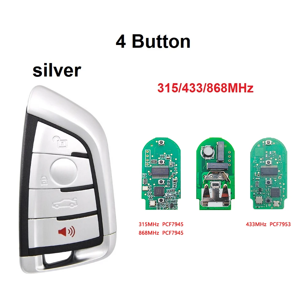 

AOKTOOL CAS4 KEY FEM KEY 433/315/868 МГц CAS4 CAS+ FEM BDC Ключ для BMW ключ дистанционный F15 f20 ключ YGOHUF5662 NBGIDGNG1