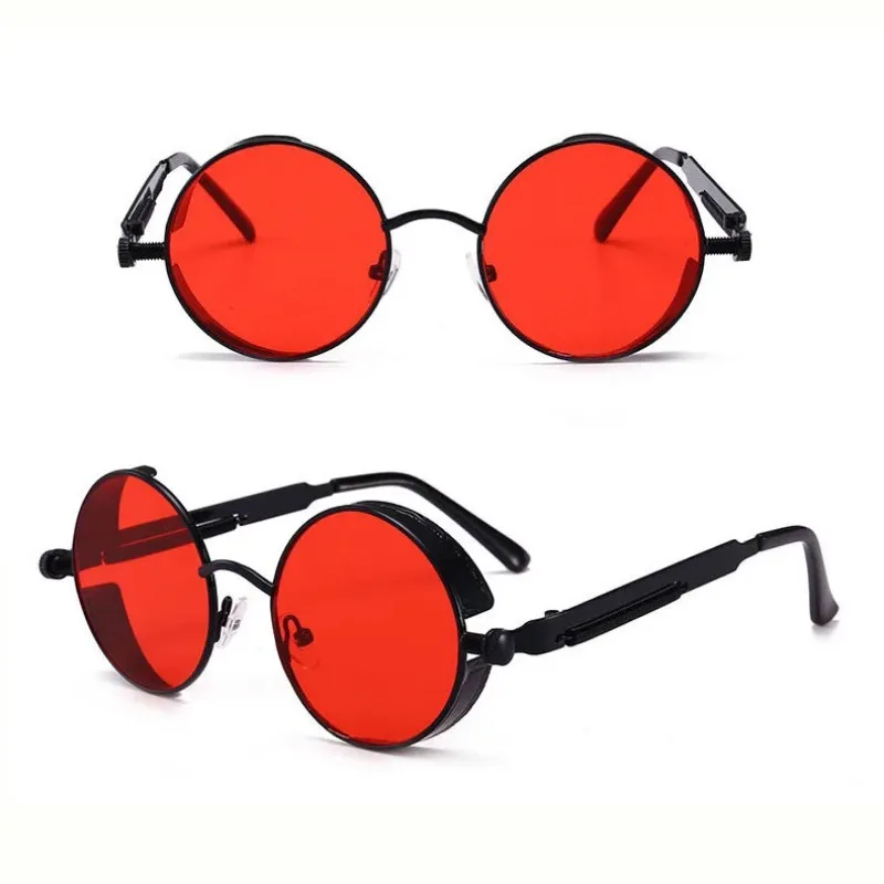 Женские готические Круглые Солнцезащитные очки FOENIXSONG в стиле ...