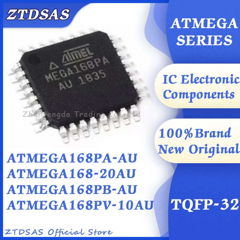 

ATMEGA168PA-AU ATMEGA168-20AU ATMEGA168PB-AU ATMEGA168PV-10AU ATMEGA168PA ATMEGA168PB ATMEGA168PV ATMEGA168 ATMEGA IC MCU Chip
