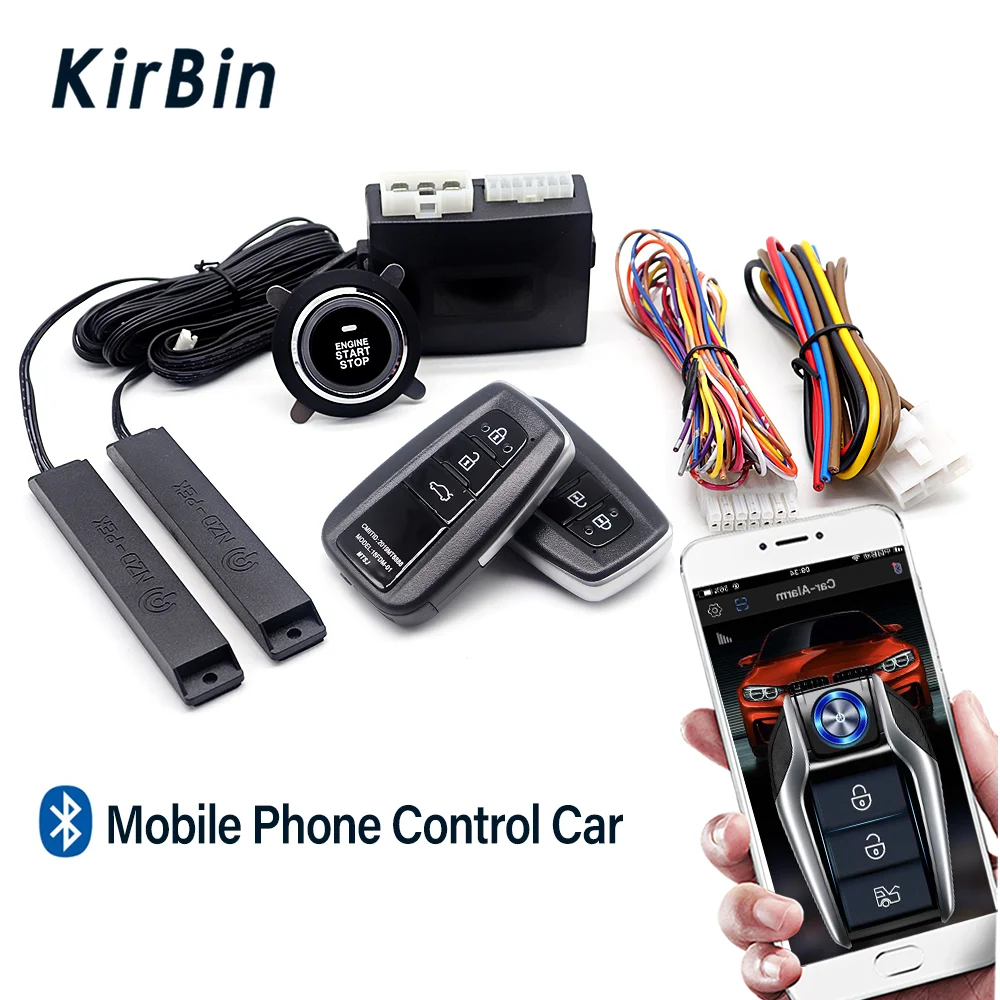 

Car Alarm With Autostart Keyless Entry Start System Auto Start Stop System Automotive Products Smart Key Remote Start For Car