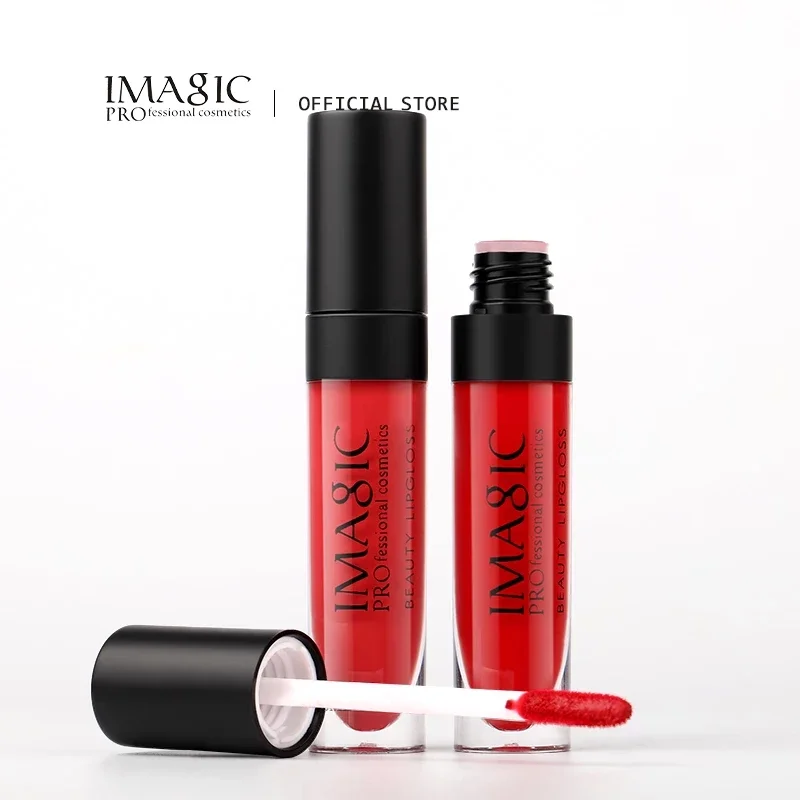 IMAGIC 1pcs matte  Sexy Matte Lipstick lipgloss Waterproof Long Lasting Gloss Beauty makeup lip gloss fashion lip