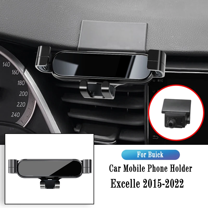 

Car Phone Holder For Buick Excelle GT 2015-2022 Gravity Navigation Bracket GPS Stand Air Outlet Clip Rotatable Support