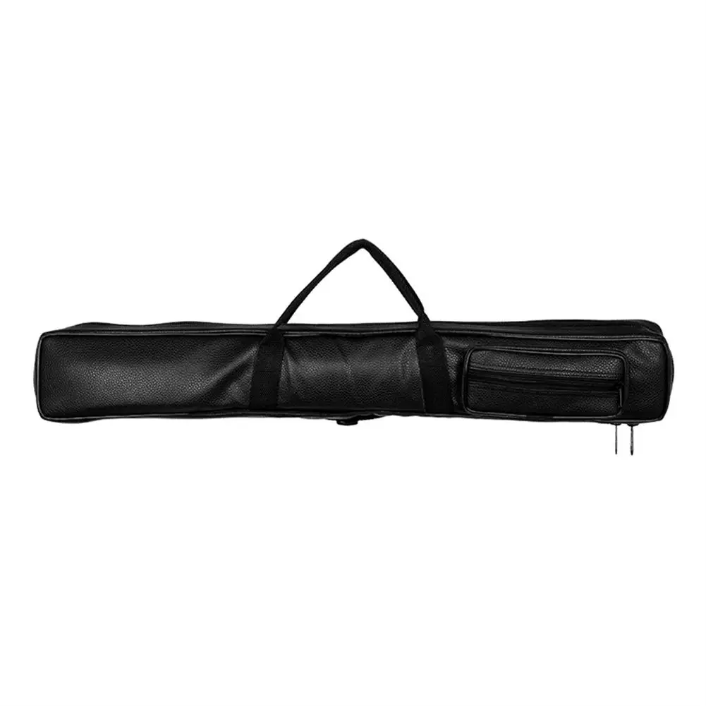 

Leather Professional Bamboo Flute Carrying Bag Portable Hand-held One-shoulder Storage Box With 5-piece Slot Adjustable Strap