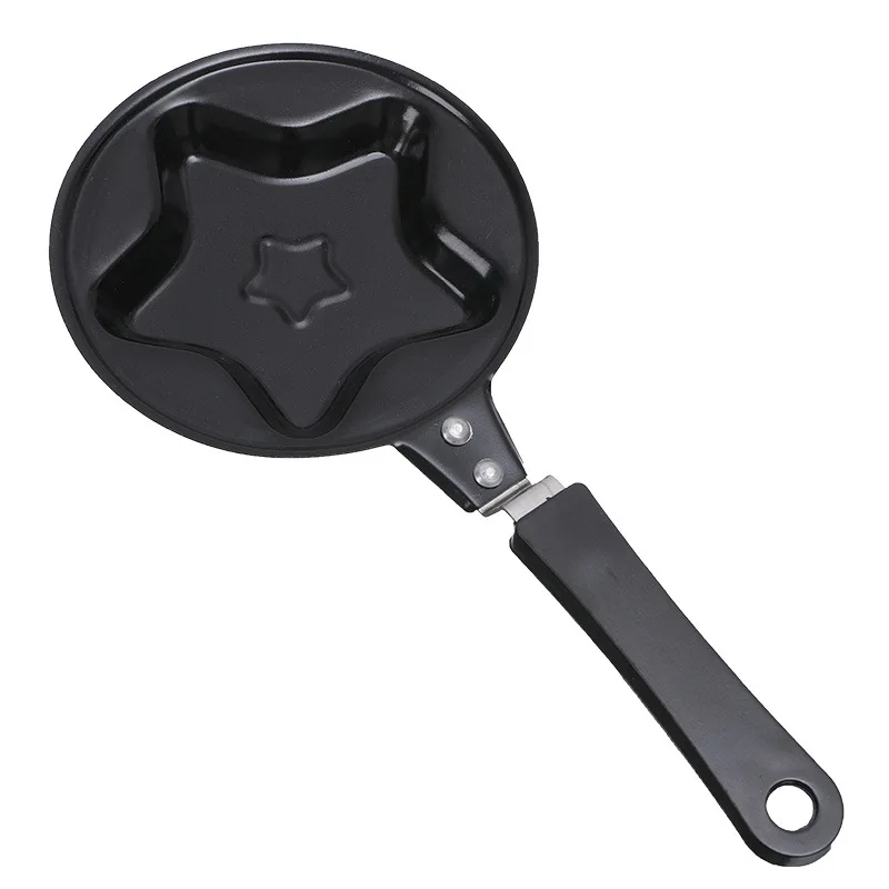 DIY Mini Breakfast Love Frying Pan Various Cartoon Frying Pan Heart-shaped Non Stick Egg Pan Pots and Pans  Cast Iron