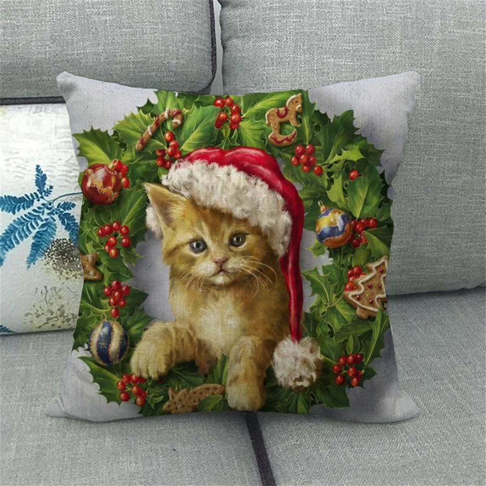 

Наволочка из персиковой кожи Merry Christmas 44 см