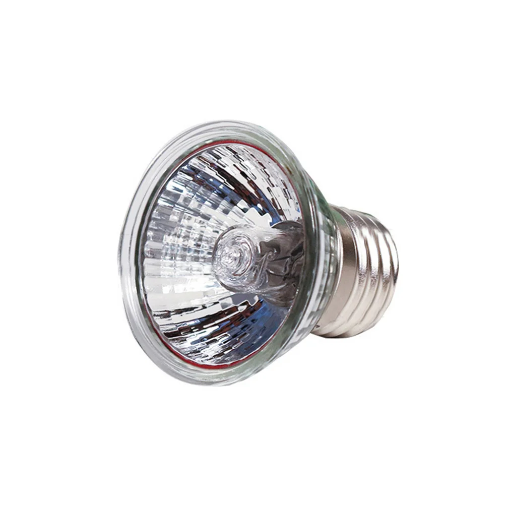 

3 Pcs 50W UVA + UVB 30 Full Spectrum Sun Lamp Sunbathe Heat Lamp Bulb Light for Lizard Reptile and Amphibian (Silver)