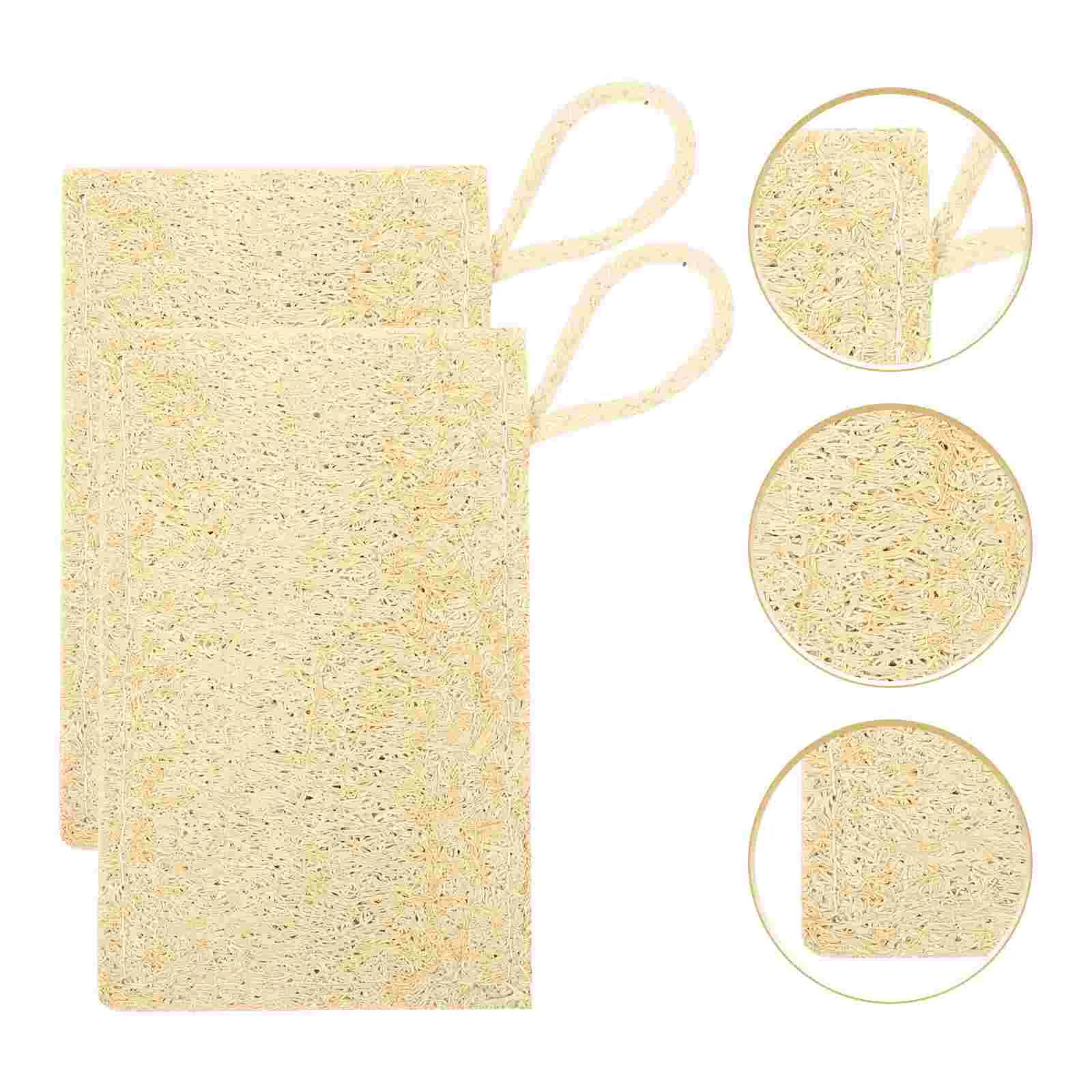 

Sponge Sponges Loofah Dish Scrub Kitchen Scrubber Exfoliating Wash Non Erase Dry Cleaning Cloth Plate Pad Dishwashing Shower