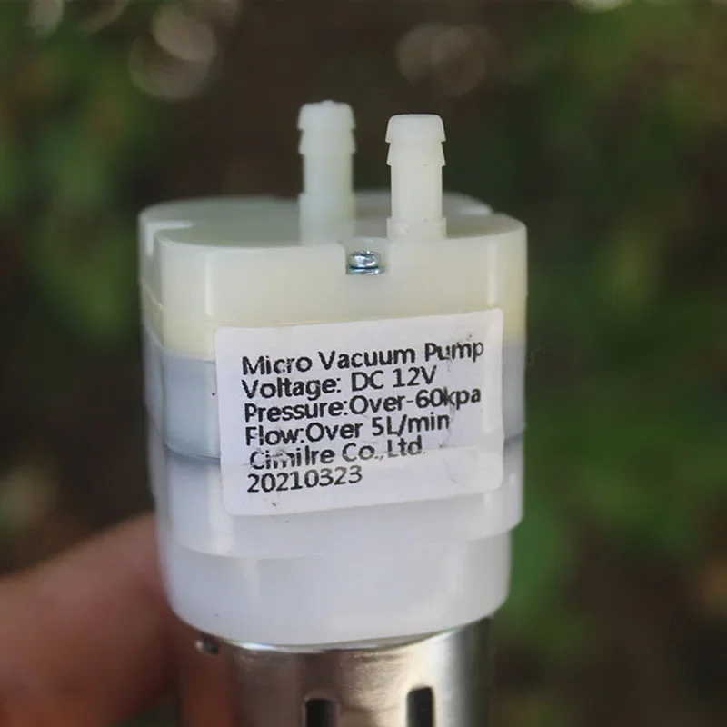 JRK-095SA-16330 DC 12 В 5 л/М-65 кПа большой поток микро воздушный вакуумный насос высокого