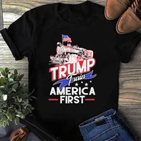 trump train america first 2024 vote trump t shirt summer cotton short sleeve o neck mens t shirt new s 3xl