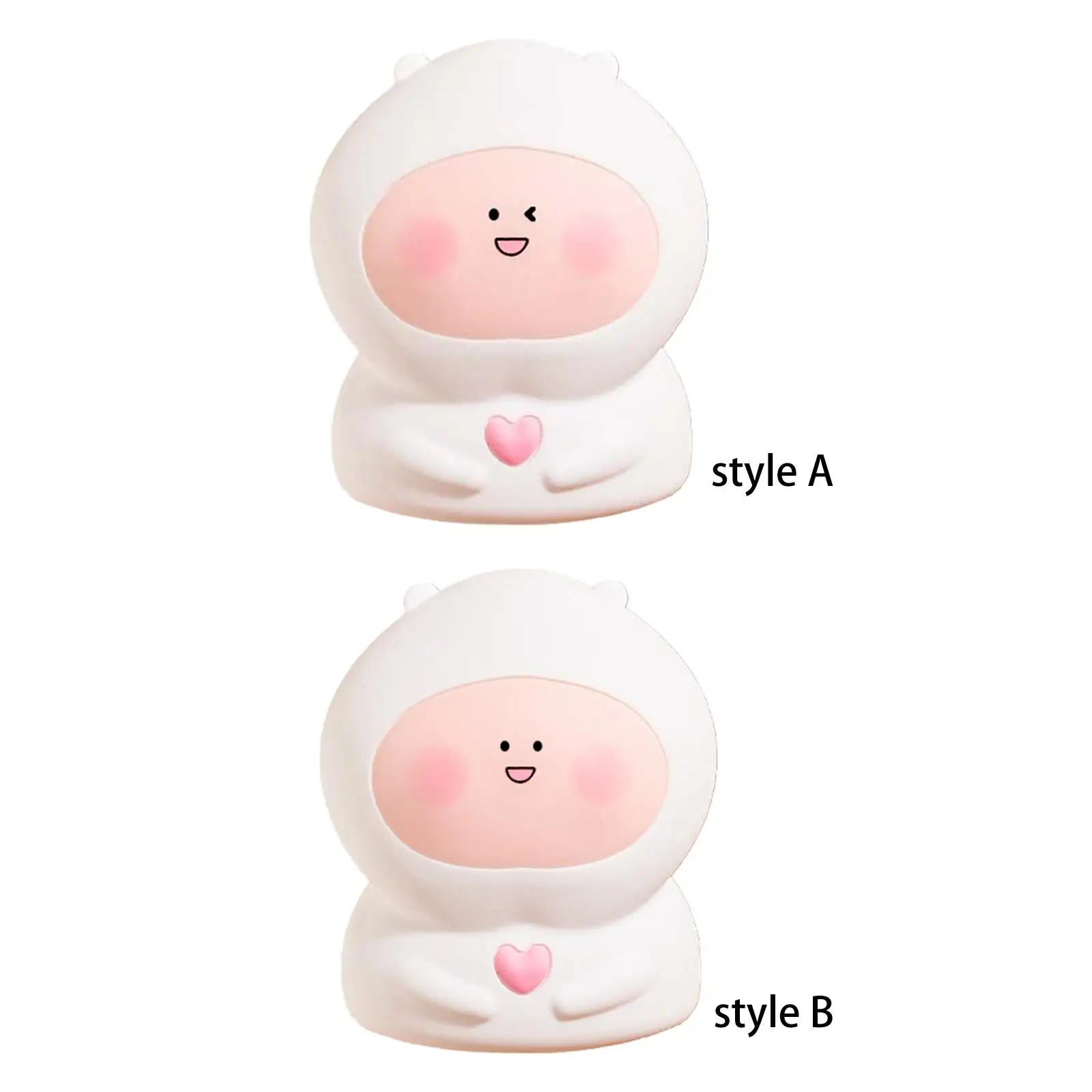 

Cartoon LED Night Light NightStand Lamp Dimming Rechargeable Colorful Silicone Light for Nursery Living Room Bedroom Decoration