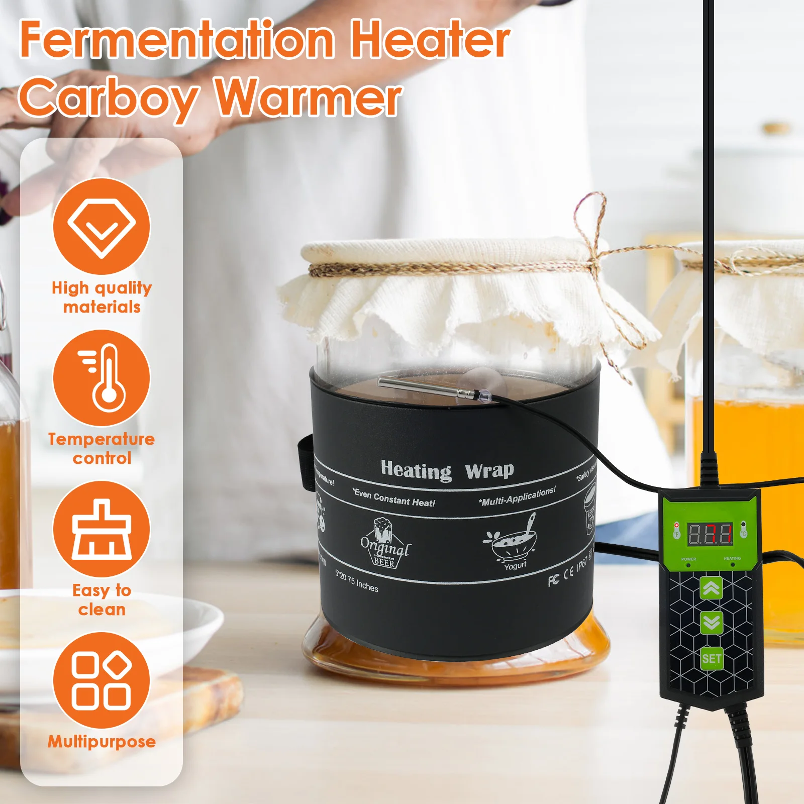 Униформа С Подогревом Kombucha Нагревательная Пленка Водостойкая Ферментационная