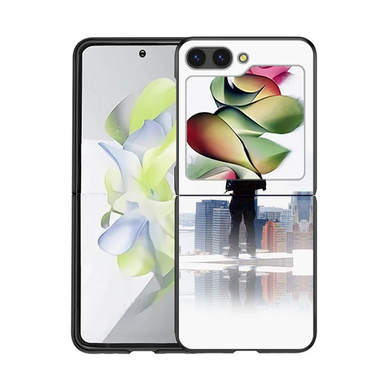 Жесткие чехлы для телефонов Роскошный чехол телефона Eminem RAP GOD Samsung ZFlip6 5G Galaxy Z Flip5