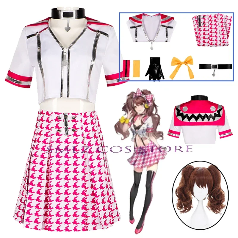 Костюм для косплея Kujikawa Rise P4 новая японская школьная форма костюм с париком