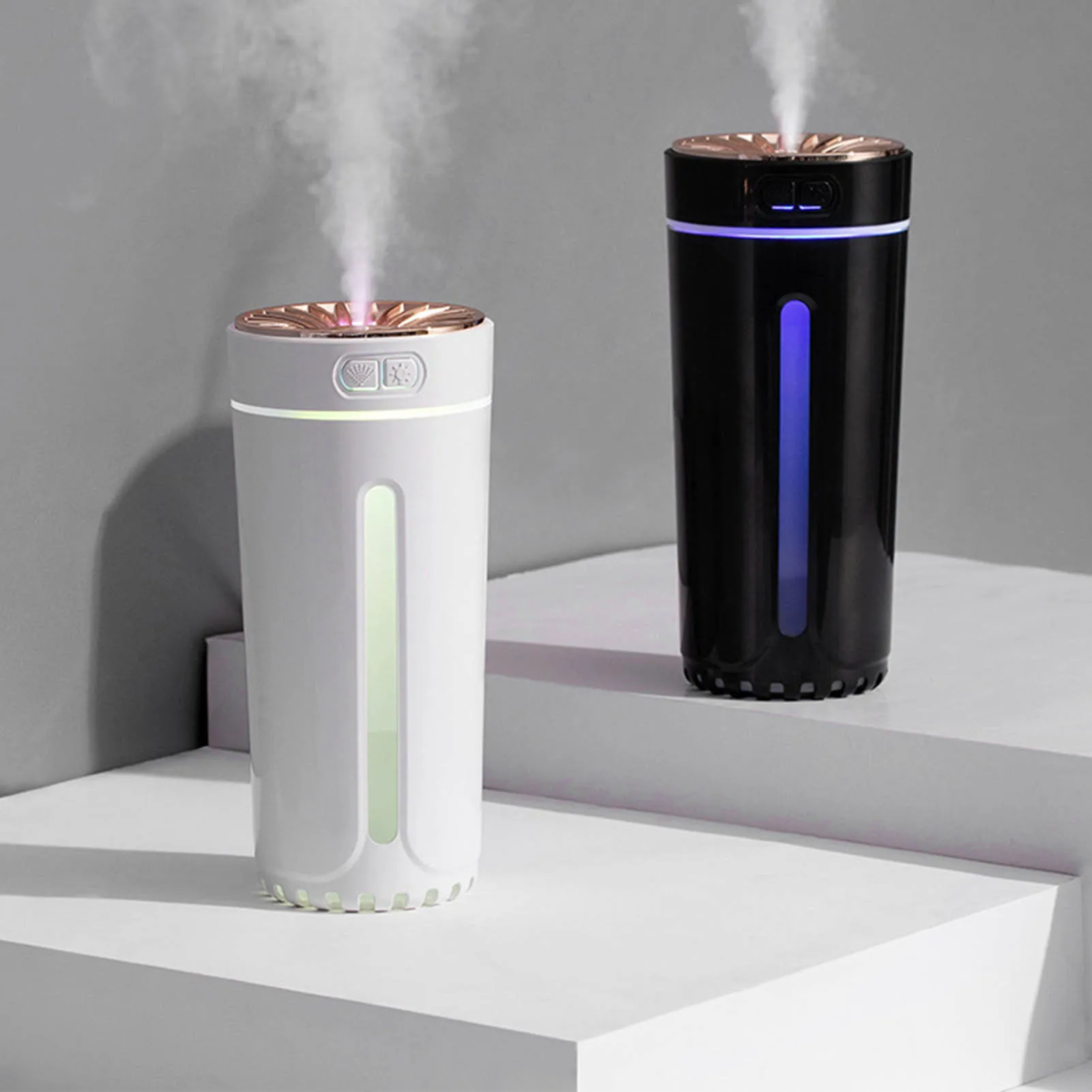 

Mini Humidifier 2 Lighting Modes Essential Oil Diffuser Car Air Purifier Soothing And Peaceful Sleeping Experience
