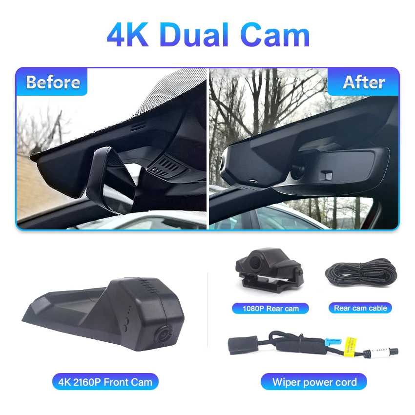 

Видеорегистратор для Peugeot 5008 3008 4008,Dvr для Citroen C5 Aircross, видеорегистратор для DS7, видеорегистратор 4K для автомобиля