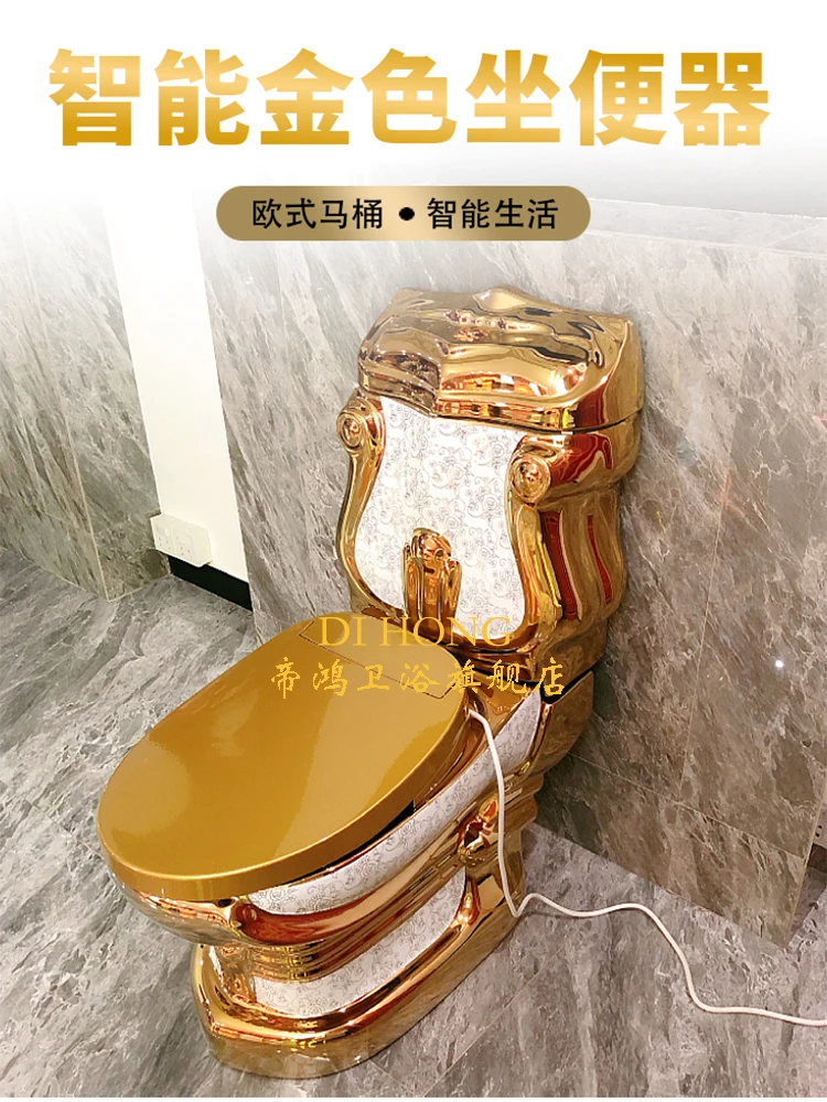 

Smart toilet automatically senses direct-flush large pipe toilet flushing toilets