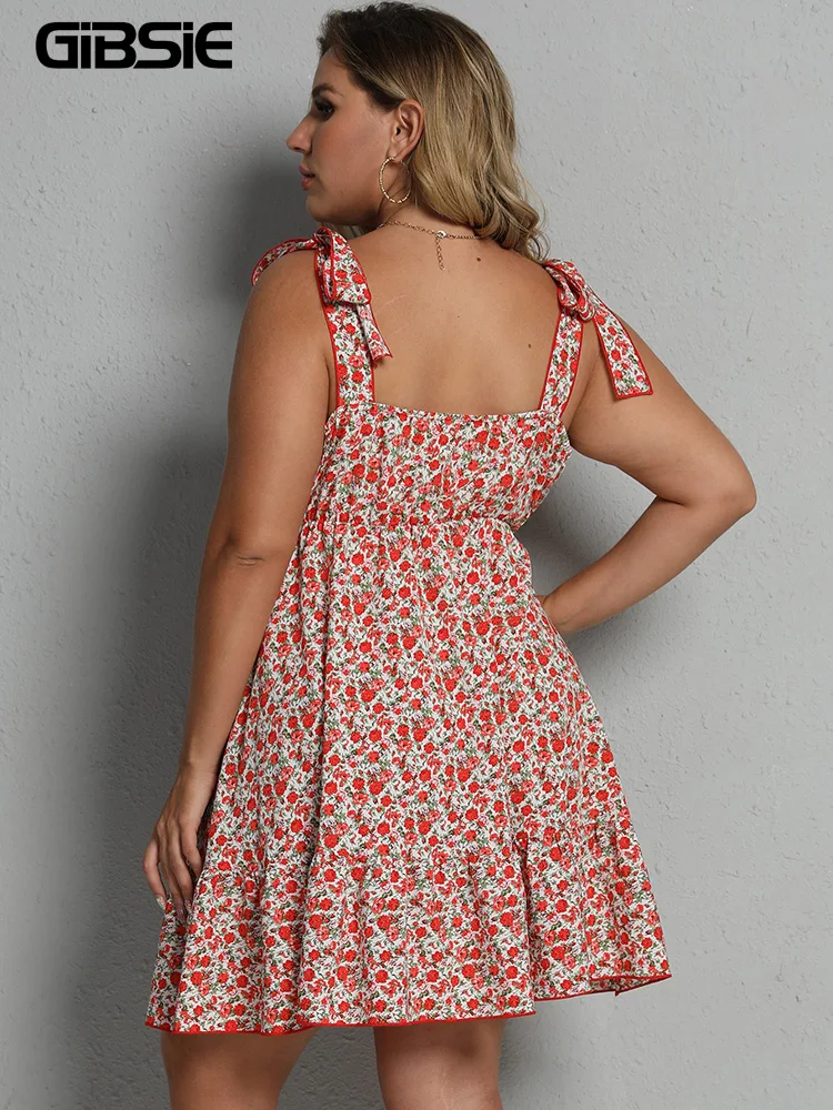 Женское платье с глубоким V-образным вырезом цветочным принтом |