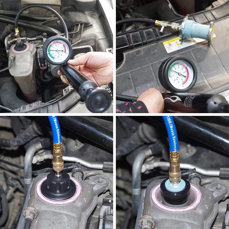 Универсальный автомобильный тестер давления радиатора комплект из 28 предметов