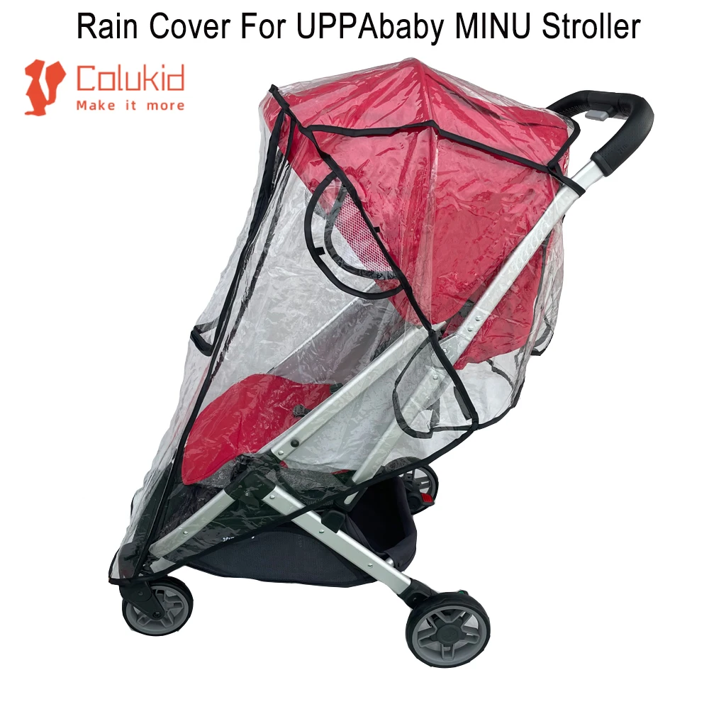 Фото COLU KID®Дождевик 1:1, аксессуары для детской коляски, дождевик, водонепроницаемый чехол для детской коляски UPPAbaby MINU №1