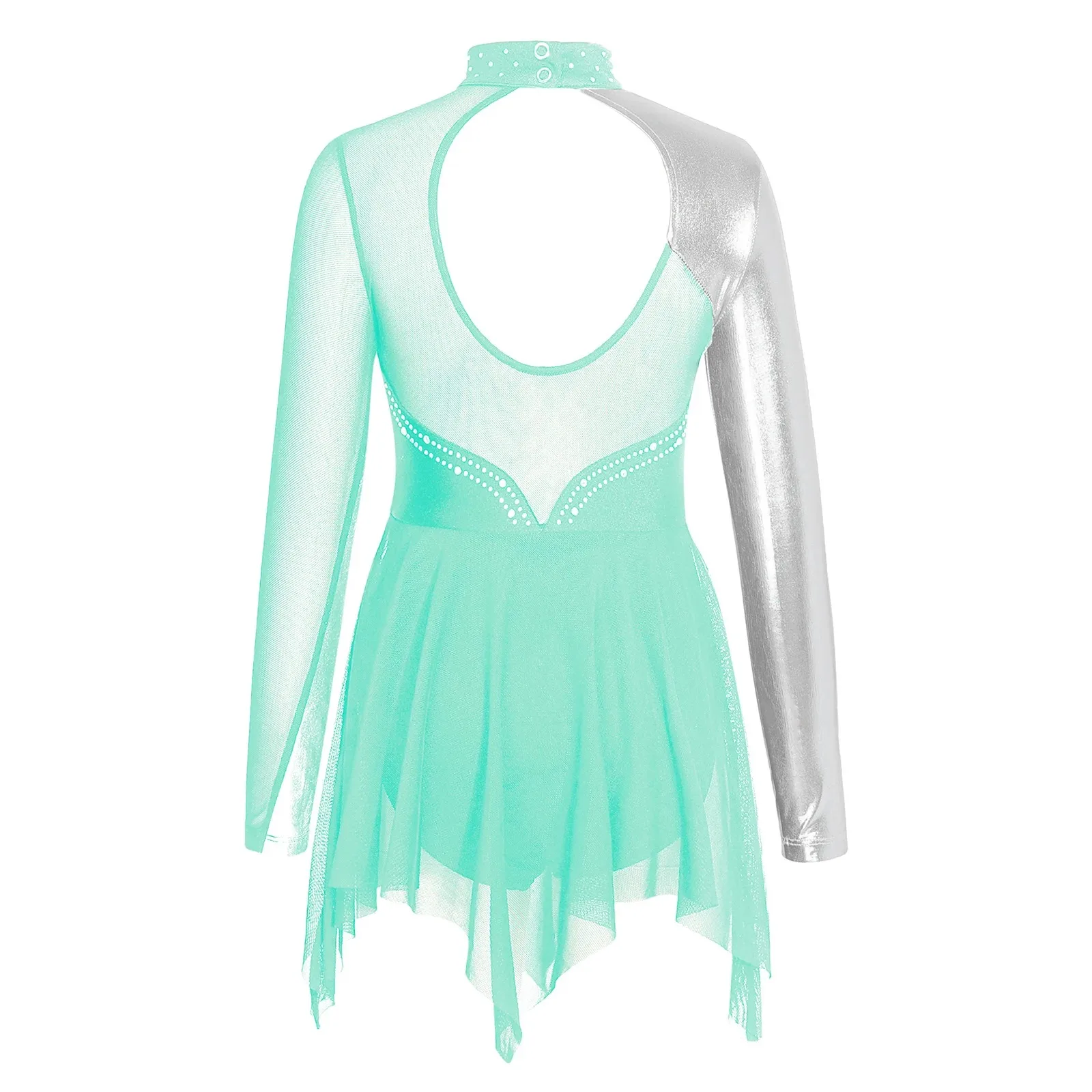 Танцевальное платье iiniim бронзовый спандекс