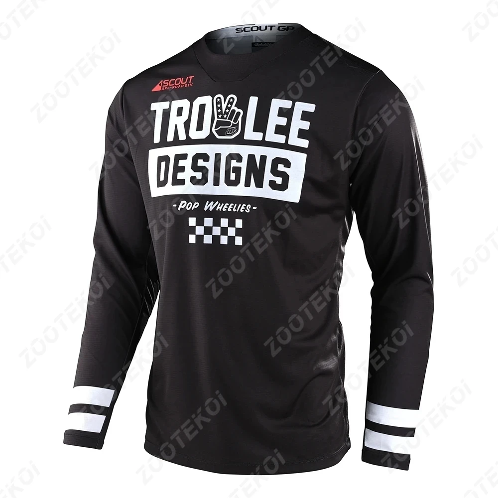 

Motorcycle Dirt Bike MTB Downhill Jersey Pro Motocross Jersey Off-Road Hd Endurance Race Long Sleeve Cycling Shirt Dh Mx Maillot