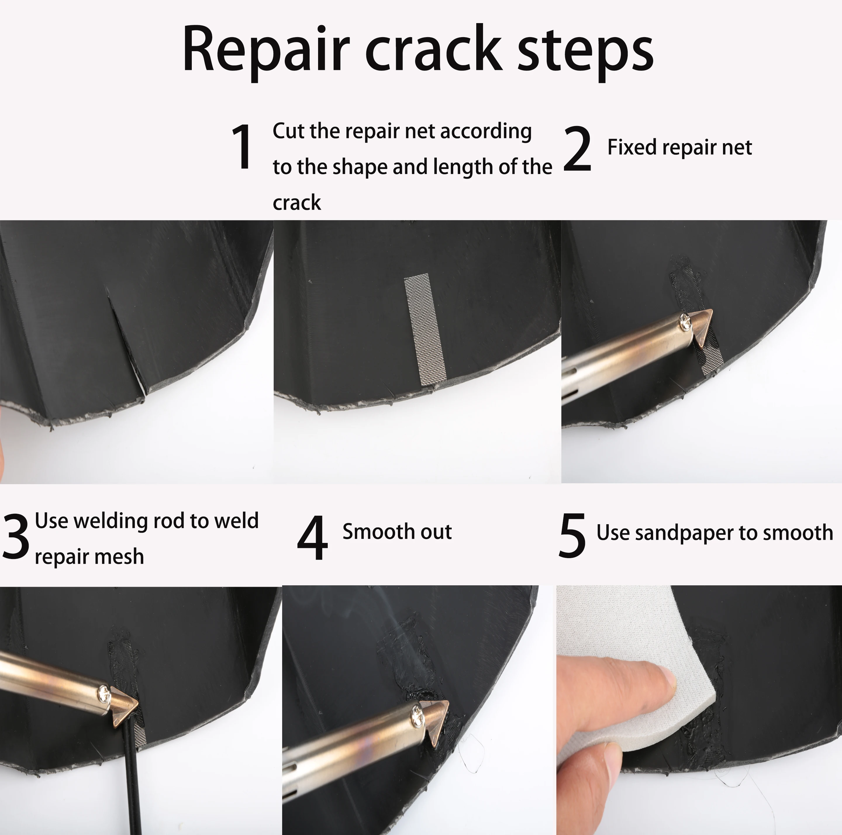 Пластиковый комплект сварочный 80 Вт пластиковый инструмент для ремонта бампера