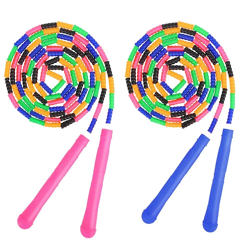 

Скакалка мягкая с бусинами для мужчин, женщин, мужчин и детей, 2 упаковки