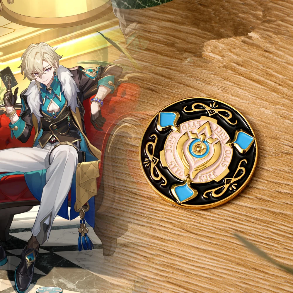 Honkai: Star Rail Adventure унисекс металлический костюм для косплея реквизит авантюрин