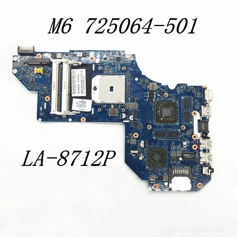 

Материнская плата для ноутбука HP Pavilion M6 725064-001 725064-501 725064-601