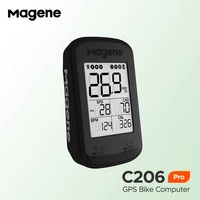 magene c206 gps bike computer wireless%c2%a0waterproof bluetooth ant%c2%a0bicycle cycling speedometer pro support cadence hr sensor strava