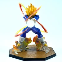 dragon ball anime vegeta with light two dimensional peripheral figurine model toy desktop decoration gift for friends