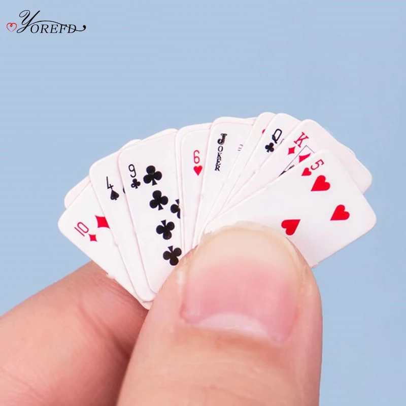 

3Box Cute Mini Playing Card Miniature Pocket Cards Treat Kids Birthday Baby Shower Party Favors Pinata Wedding Guests Funny Gift
