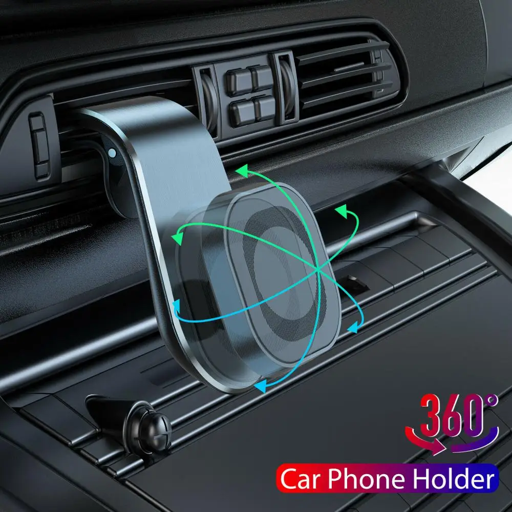 

Universal Car Magnetic Phone Holder 360-degree Rotating Air Vent Stand Cell Phone Stand Mount Holder Bracket Car Accessories