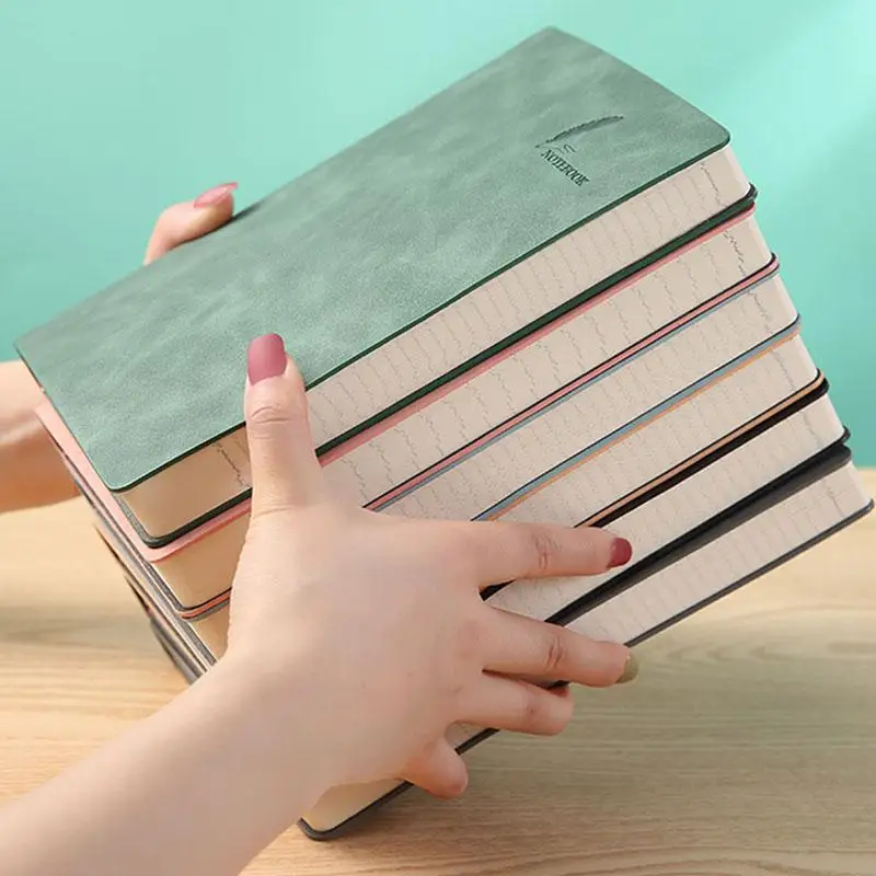 

A5 Soft Notebook Imitation Sheepskin Leather Planner Agenda 2022 Week Planner Travelers Notebook Office School Supplies Notepad