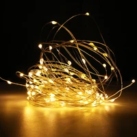 12m led flashing light strings copper wire string lighting garden fairy lamp universal festival lamp party christmas decoration