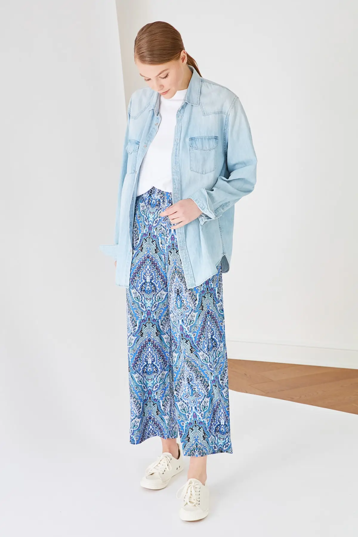 

Trendyol Flower Print Pants TCTSS21PL0627