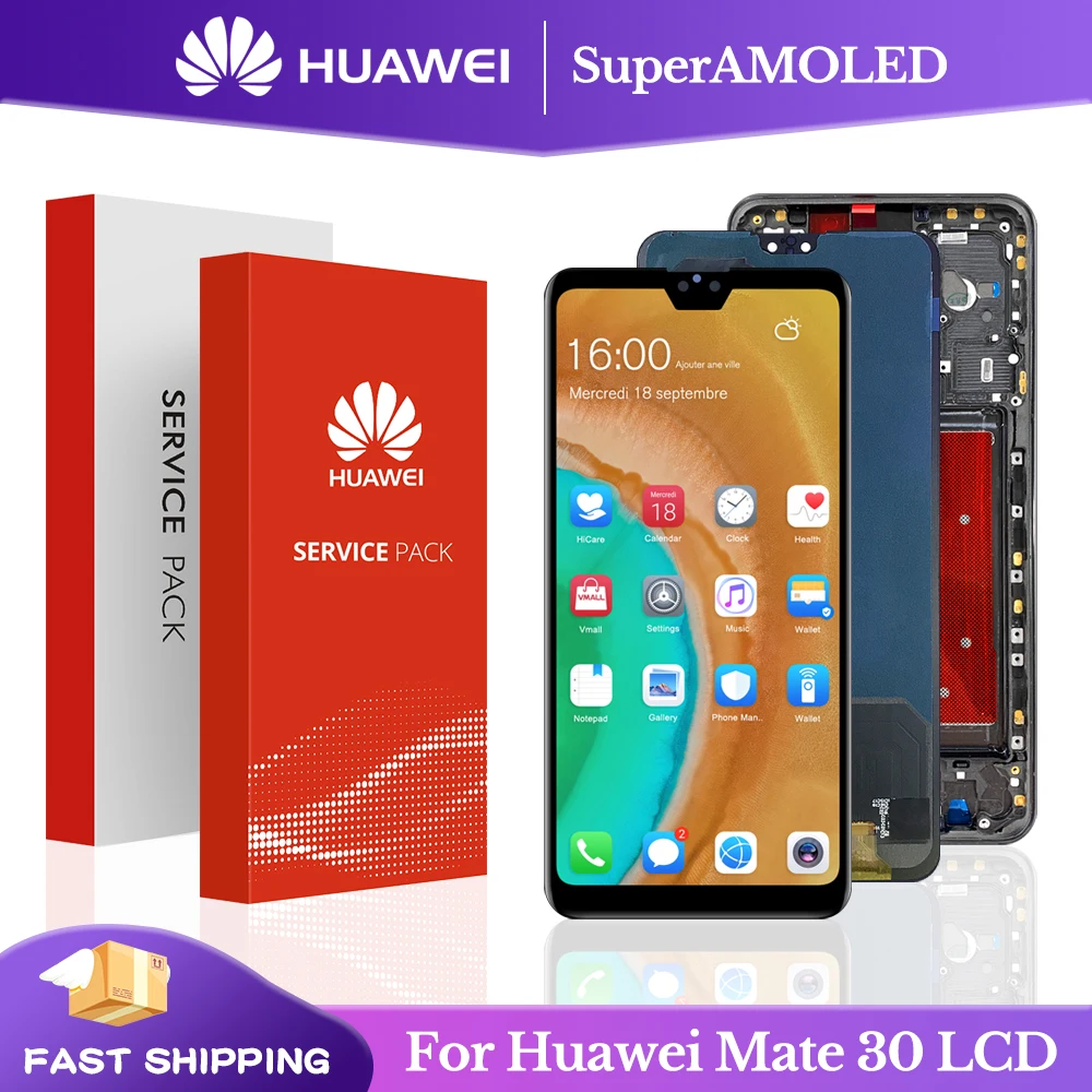 Super AMOLED для Huawei Mate 30 TAS-L09 LCD дисплей сенсорный экран дигитайзер в сборе TAS-L29 AL00 |