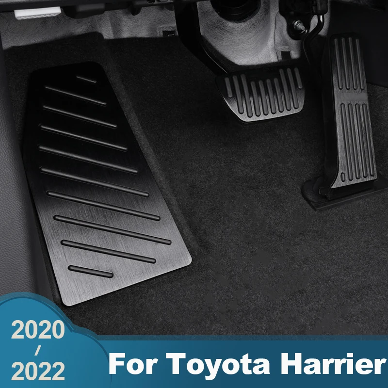 

Для Toyota Harrier Venza IV XU80 2020 2021 2022 алюминиевые автомобильные педали газа акселератора топливного тормоза противоскользящие колодки чехол Аксессуары