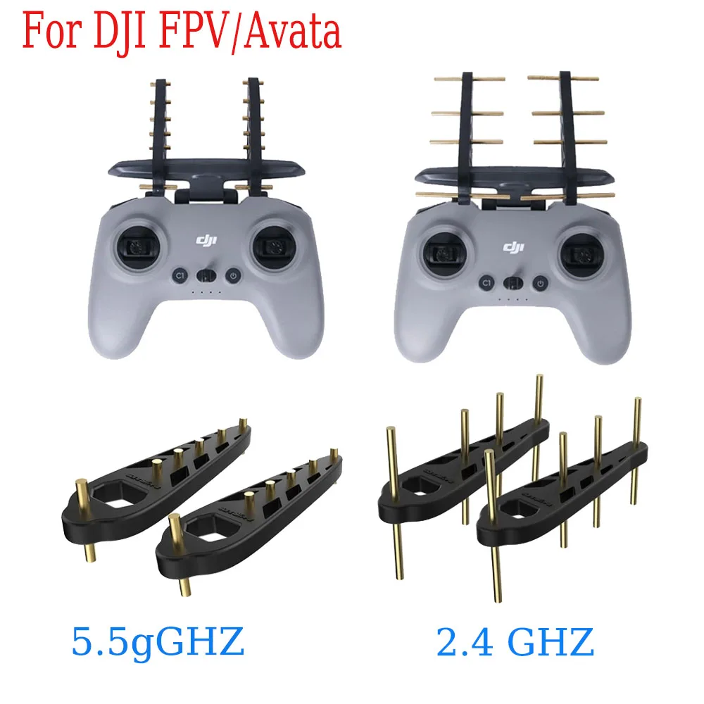 

Усилитель сигнала для DJI Avata FPV антенны пульт дистанционного управления усилитель Сигнала Антенна диапазон 2,4 ГГц 5,8 ГГц аксессуары для диапазона