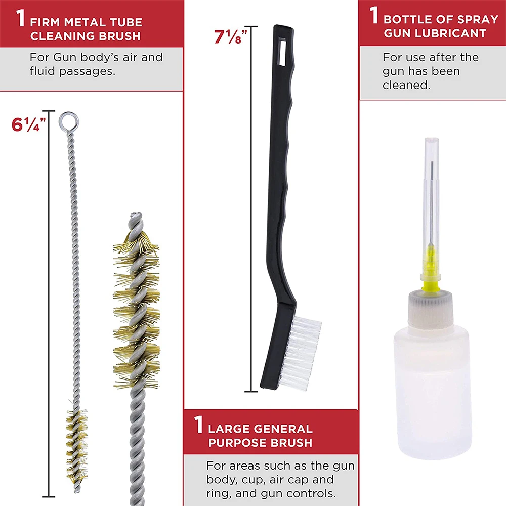 23 шт. аэрограф стеклянный набор для мытья домашний инструмент чистки воздуха