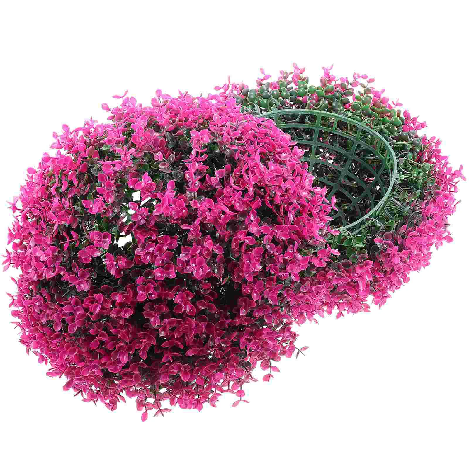 

Topiaryartificial Boxwood Grass Hangingfaux Decorative Greenery Trees Plantssphere Eucalyptus Flower Decor Fake Tree Foliage